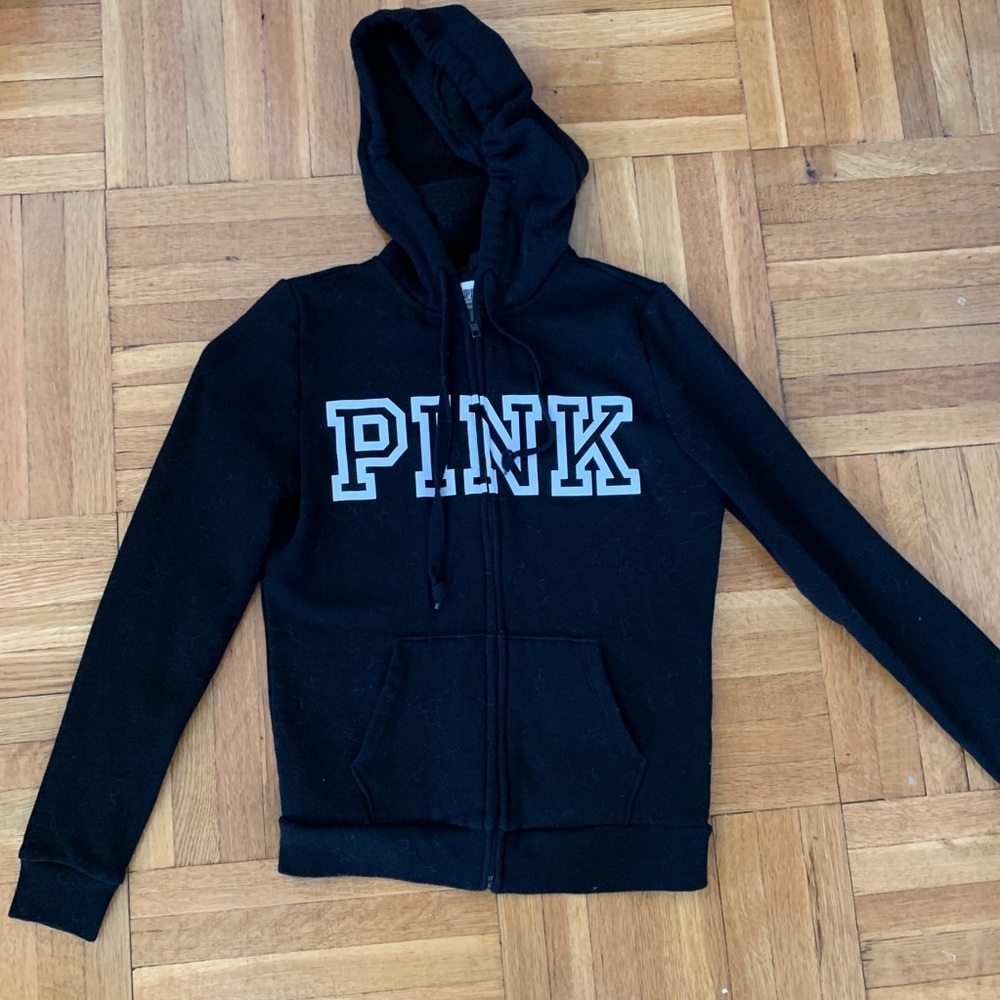 womens VS PINK zip hoodie